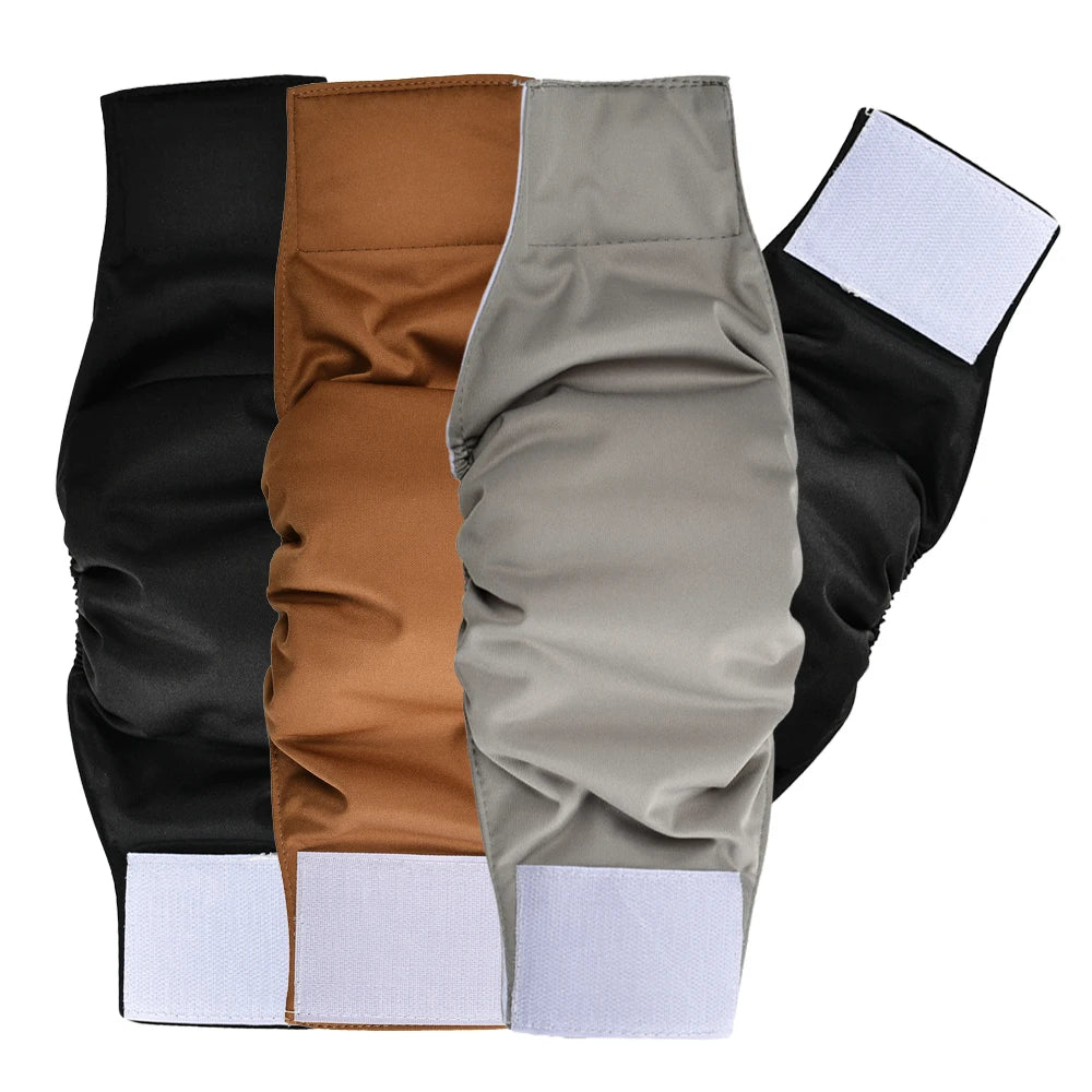 3Pcs Reusable Belly Band for Male Dogs Washable Pet Dog Diapers Physiological Pants Short Breathable Puppy Nappies Warp Supplies
