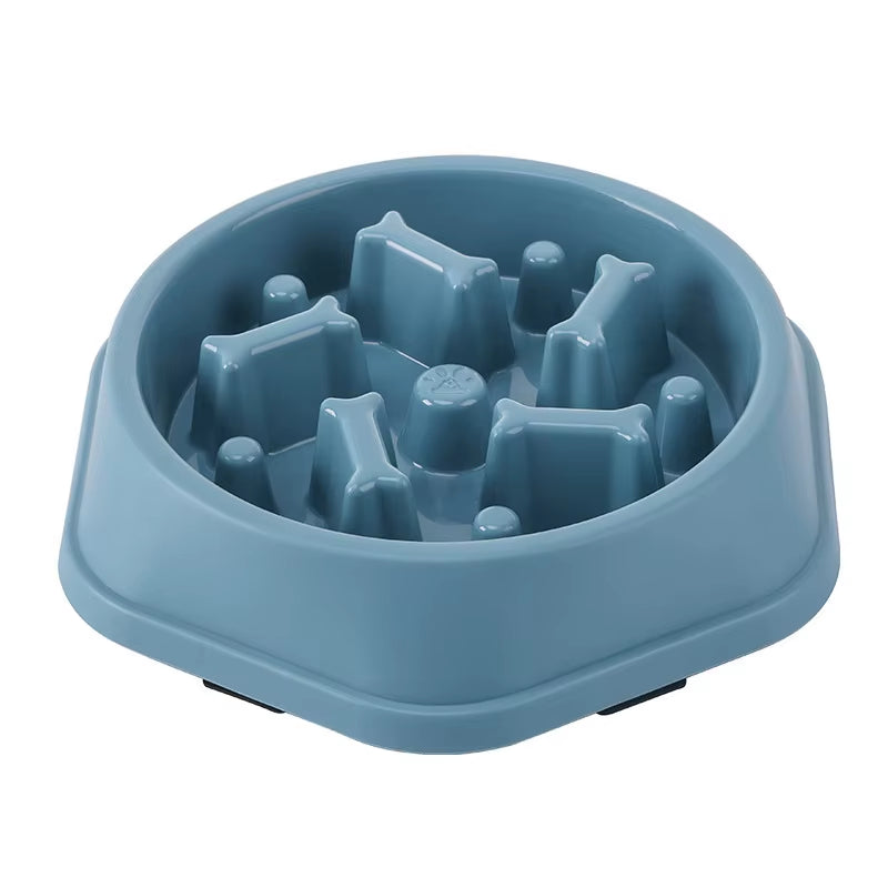 Slow Feeder Dog Bowl Anti-Choking Puppy Food Bowl Anti-Slip Pet Slow Eating Dog Dishes Puzzle Feeders for Dogs Small Medium