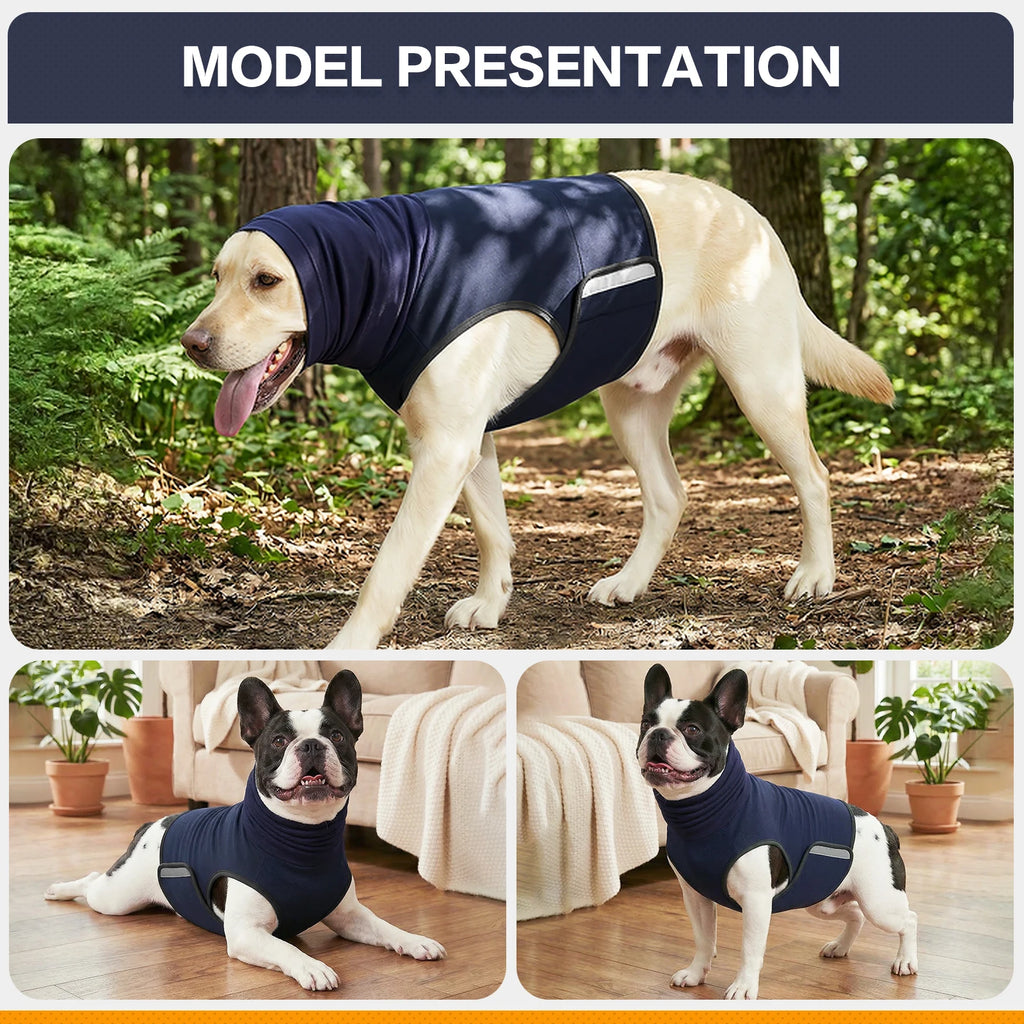 Dog Anxiety Vest,Skin-Friendly Thunder Jacket for Dogs,Dog Calming Shirt for Thunder,Vet Visits and Separation