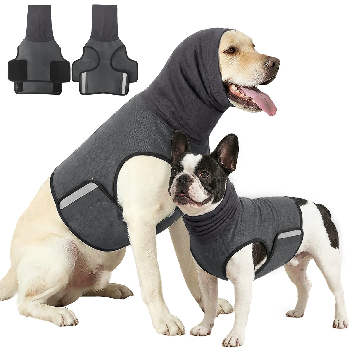 Dog Anxiety Vest,Skin-Friendly Thunder Jacket for Dogs,Dog Calming Shirt for Thunder,Vet Visits and Separation